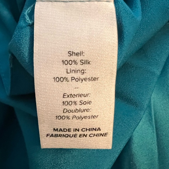 Cinq a Sept - Denis Knotted Silk Blue Dress - Picture 8 of 8